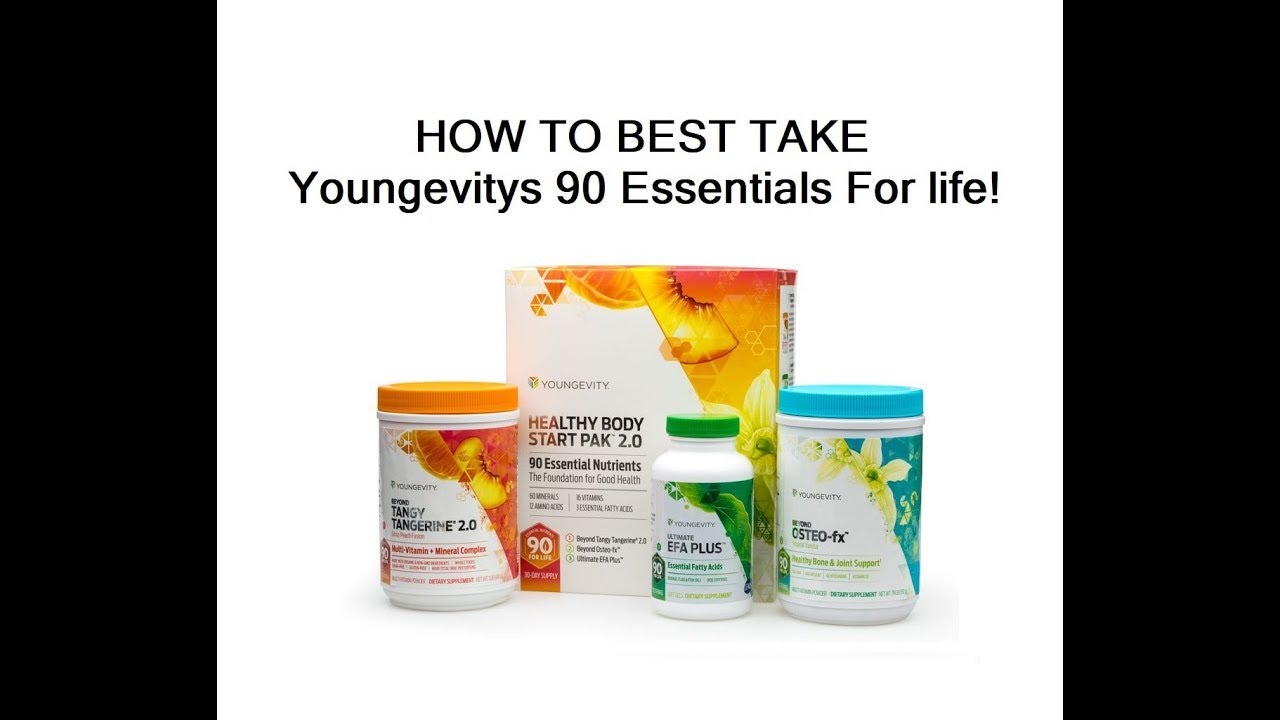 How to best take the 90 for life supplements BTT Tangy, OsteoFX and EFAs. Dr Wallach Youngevity