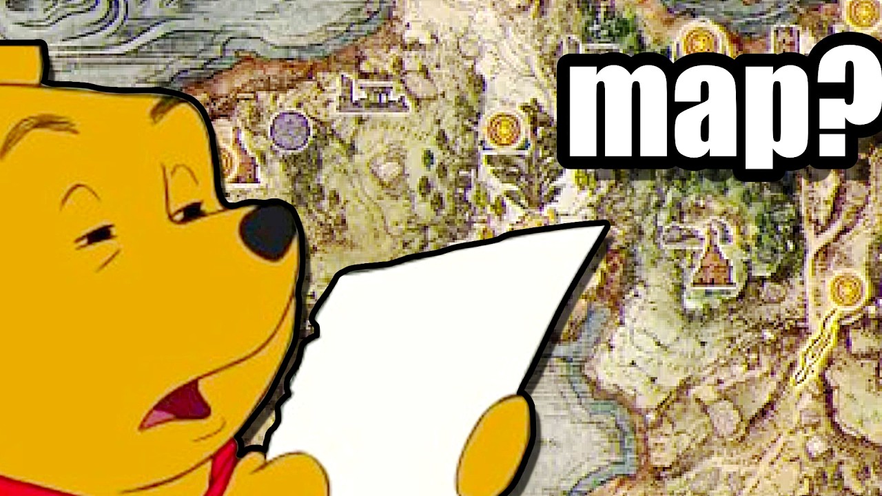 I can't read maps in elden ring, or in general