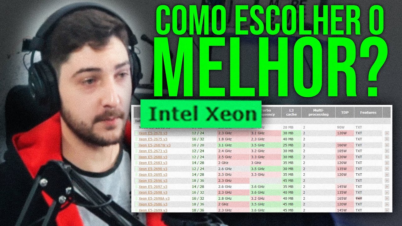COMO ESCOLHER O MELHOR XEON?