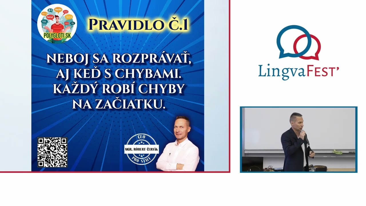 25 zlatých pravidiel učenia sa cudzích jazykov — Róbert Černák