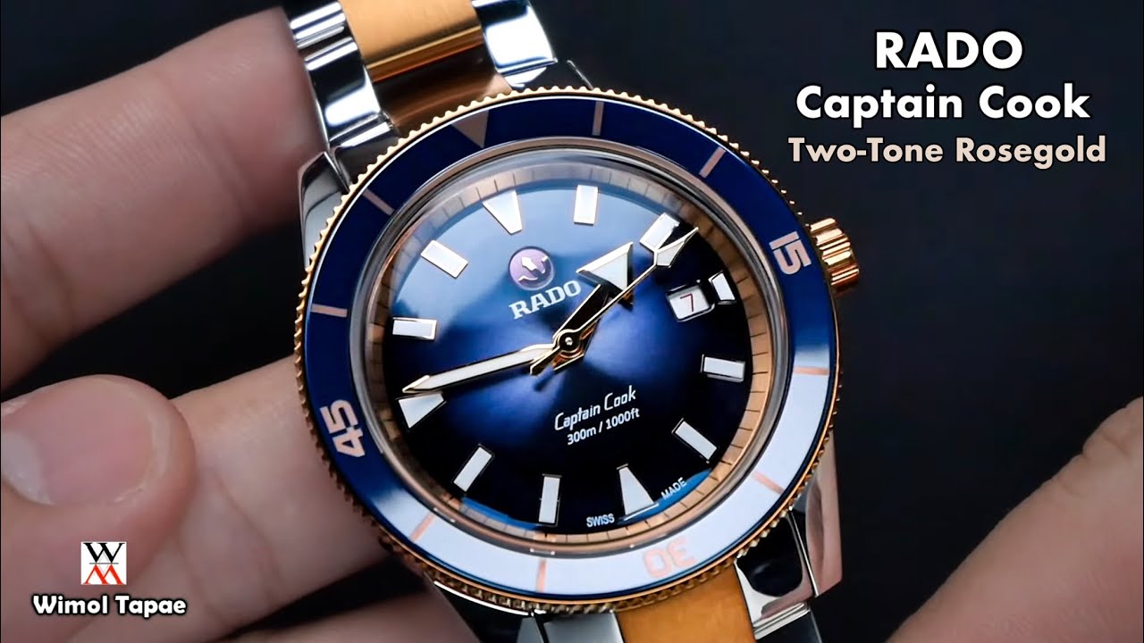 เรือนนี้ต้องเห็นตัวเป็นๆเท่านั้น! Rado Captain Cook Two Tone - Wimol Tapae
