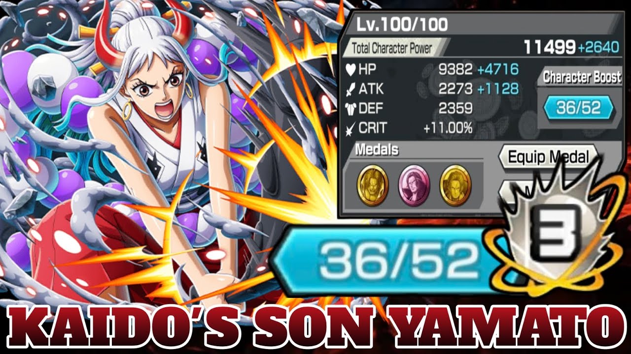 BOOST 3 KAIDO'S SON YAMATO GAMEPLAY | ONE PIECE BOUNTY RUSH | OPBR
