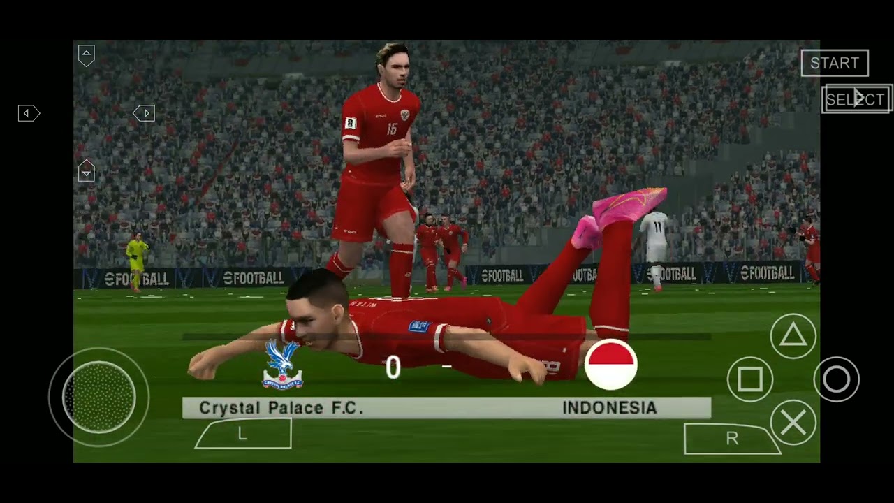 Crystal palace vs Indonesia sengit 2:3 #sepakbola  #football 