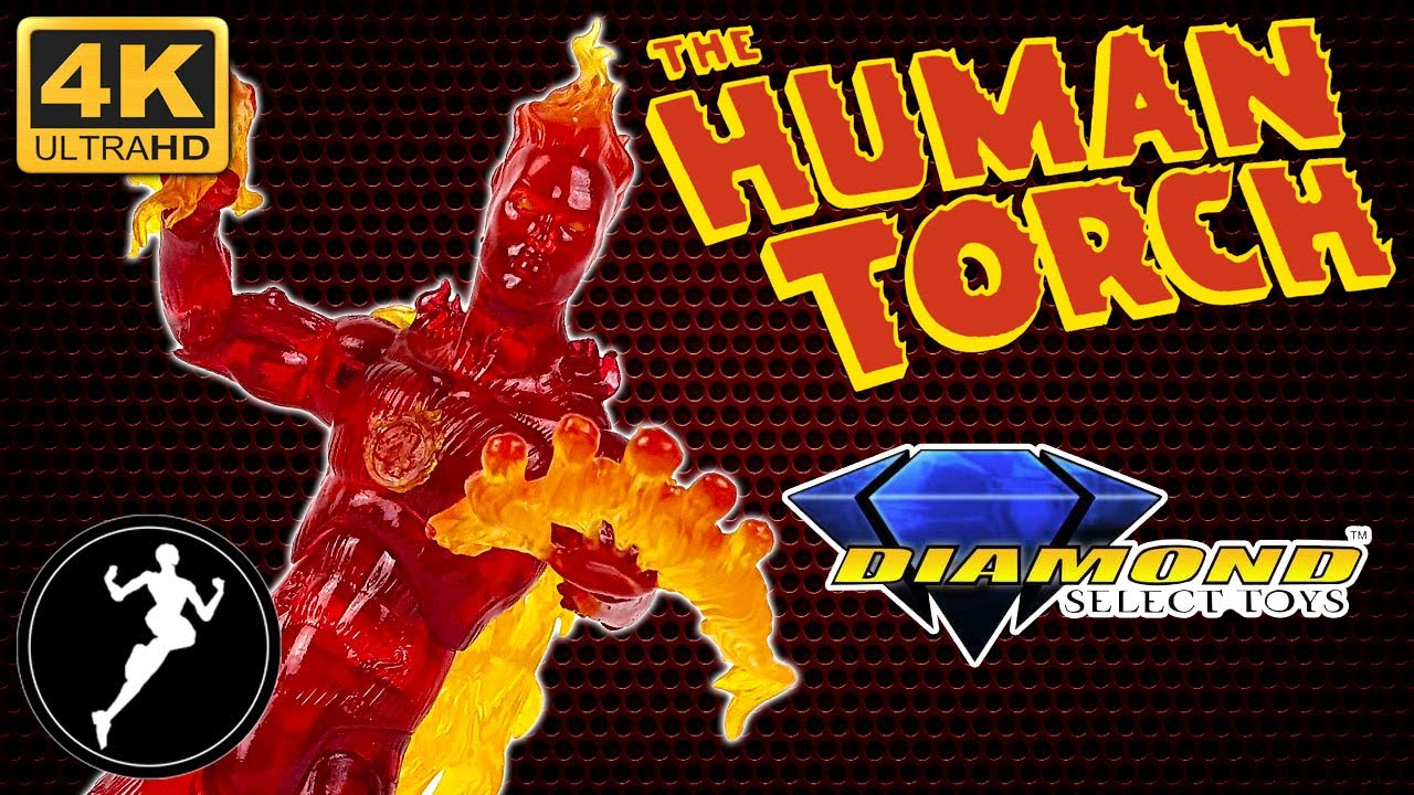 Обзор фигурки Человек-Факел/Human-Torch (Diamond Select)