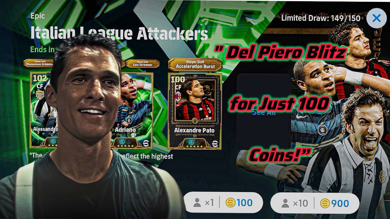 “Secret Glitch: Get Del Piero Blitz for Just 100 Coins!”