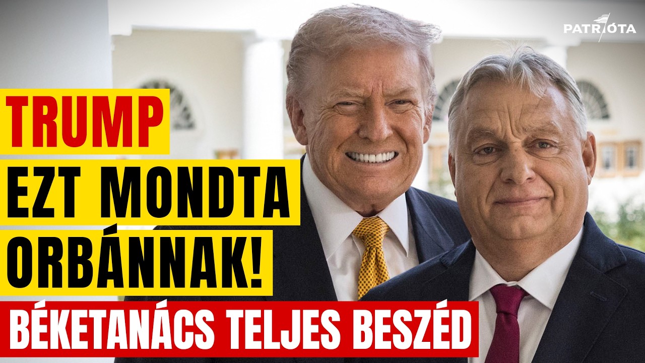 Trump: Orbán Viktor egy HIHETETLEN vezető! | TELJES BESZÉD MAGYARUL