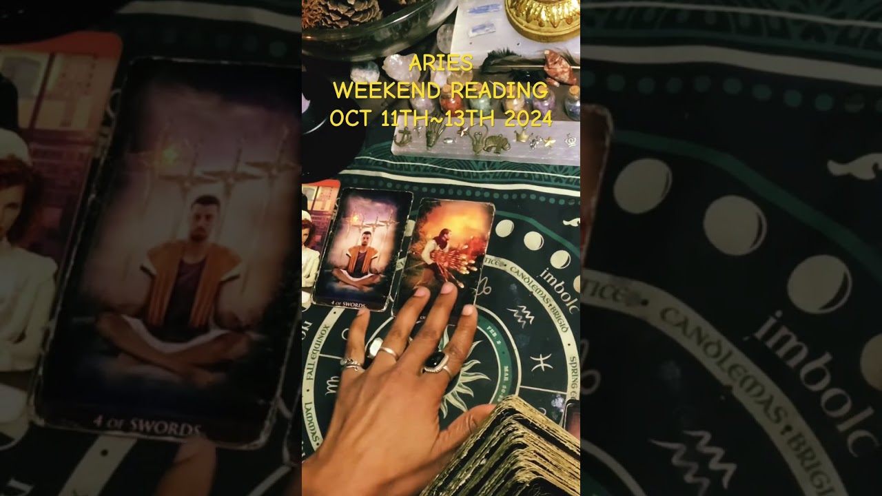♈️ARIES WEEKEND READING 10/11~13/24♈️✨Daily Horoscope Tarot Card Readings for all Zodiac Signs!✨