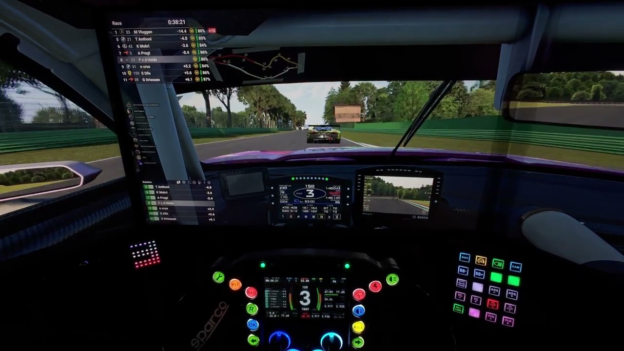 LMU 4K POV United Lowlands Simracing   LMGT3 ronde 2 race 1 @ Imola