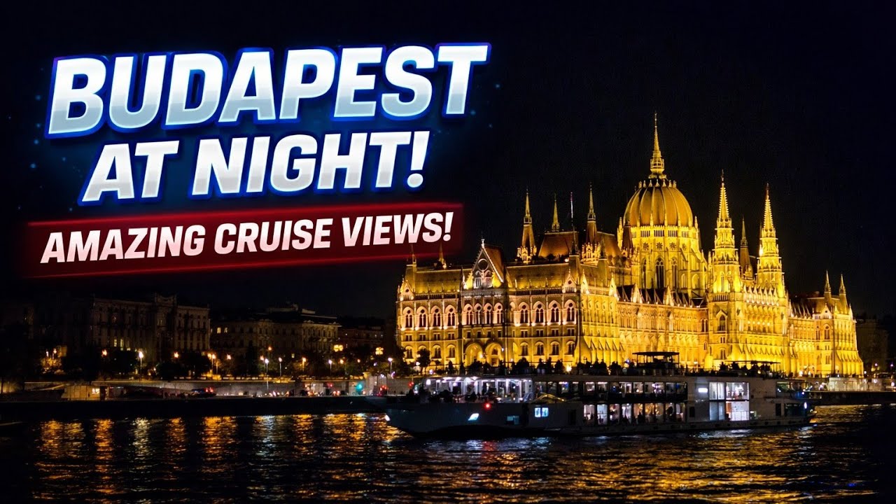 Budapest at Night 🇭🇺 | Danube River Cruise You’ll Never Forget