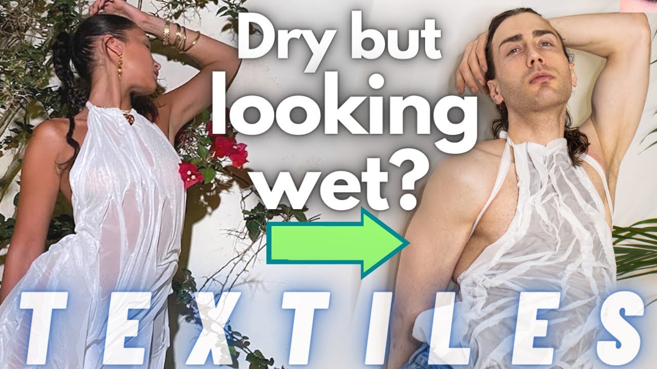 Как я воссоздала БЕЗУМНОЕ платье WetLook Беллы Хадид (из занавески!) ▶ Секреты обработки ткани