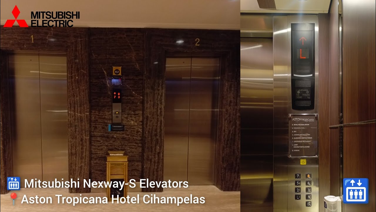 Mitsubishi Nexway-S Traction Elevators - Aston Tropicana Hotel Cihampelas, Bandung
