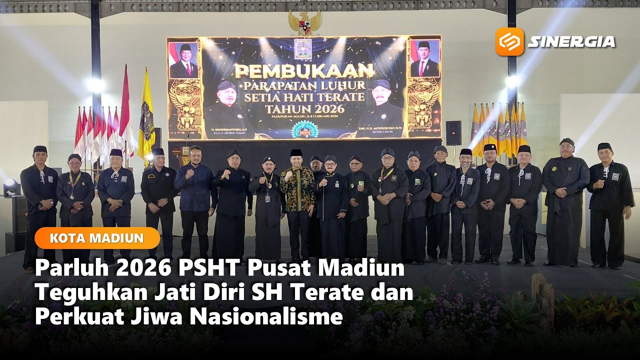 KOTA MADIUN - Parluh 2026 PSHT, Teguhkan Jati Diri SH Terate dan Perkuat Jiwa Nasionalisme