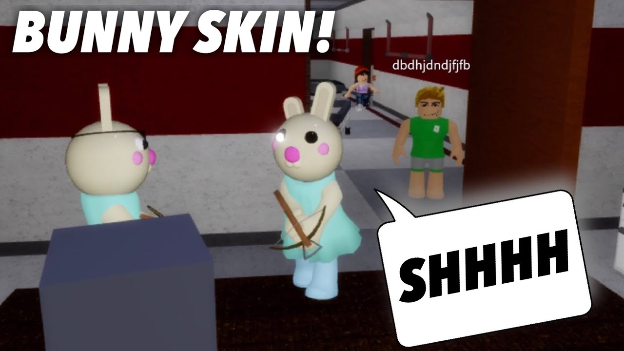 BUNNY SKIN TROLLING on HOSPITAL MAP | Roblox Piggy