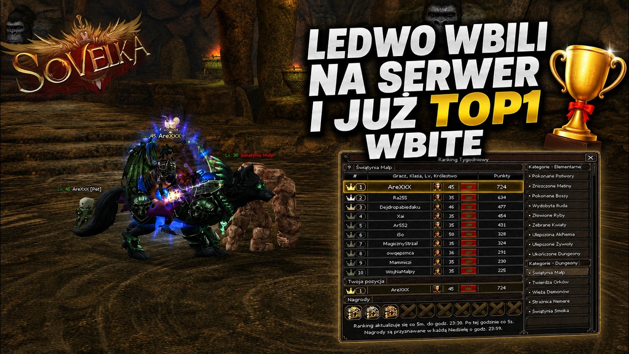 [#02] Sovelka - LEDWO WBILI I JUŻ TOPKA ZDOBYTA - ZAROBEK Z 12H NA MAŁPIE