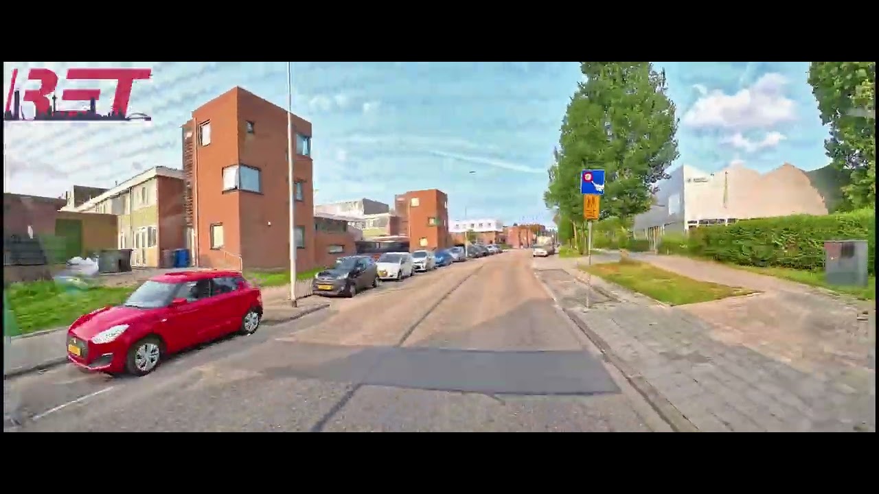 RET Bus 61 to Hoogvliet Metro Omleiding Overwolde