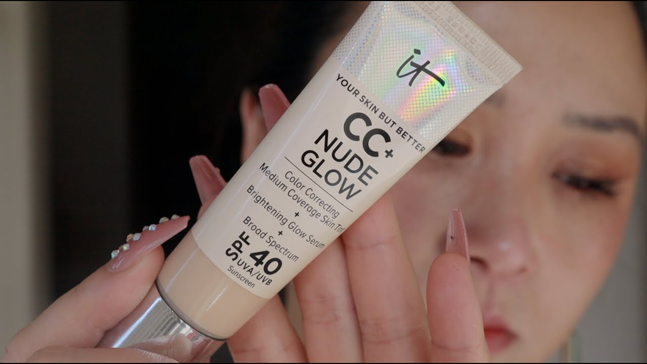 IT COSMETICS CC+ NUDE GLOW 依科美2022最新CC霜｜90% 护肤保养精华｜47熟龄干肌实测分享