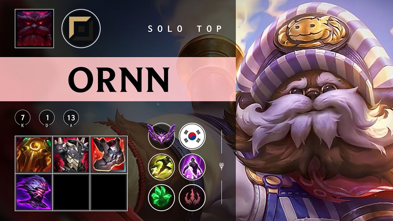 Ornn Top vs Yone - KR Master Patch 25.24