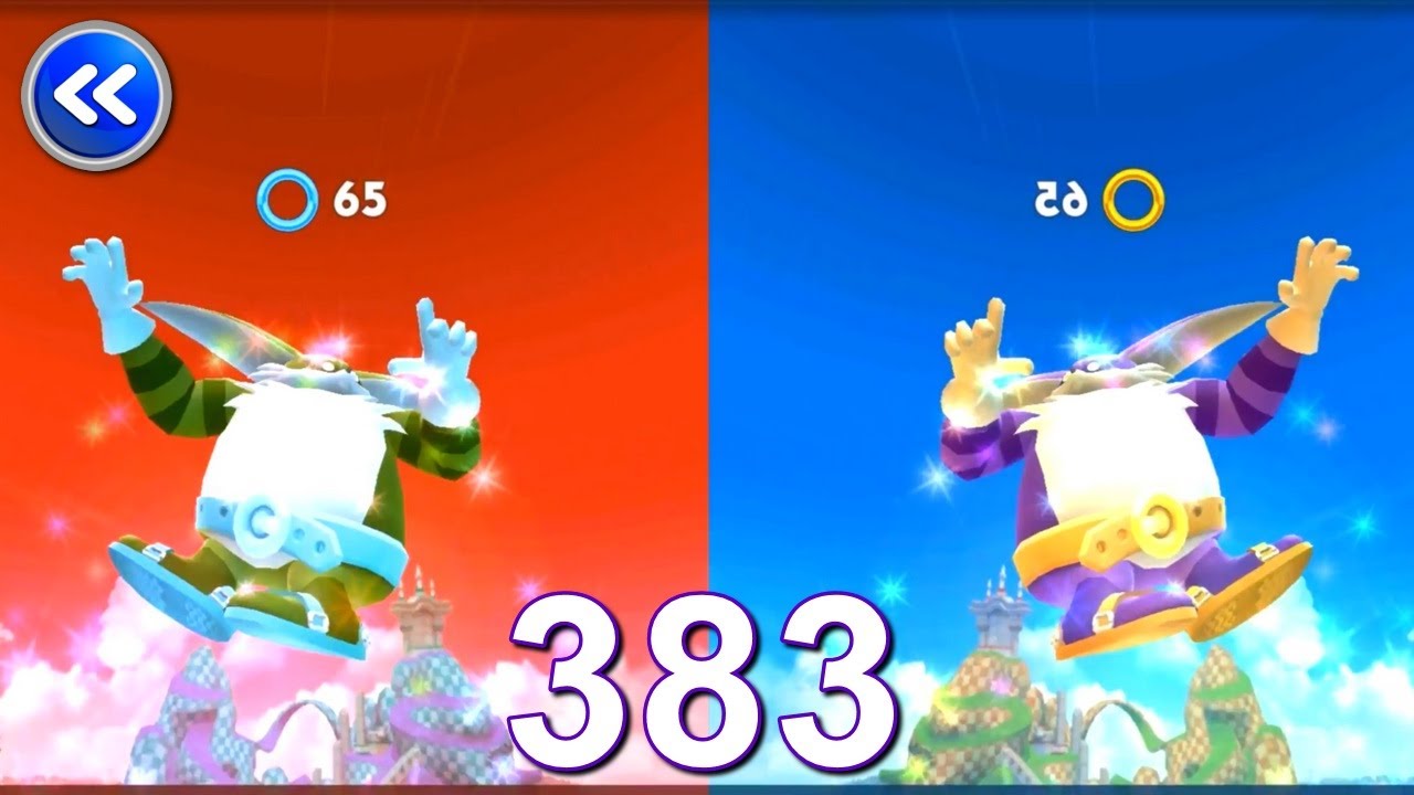 Sonic Dash - Big the Cat - Reverse Mix Colors Part 383