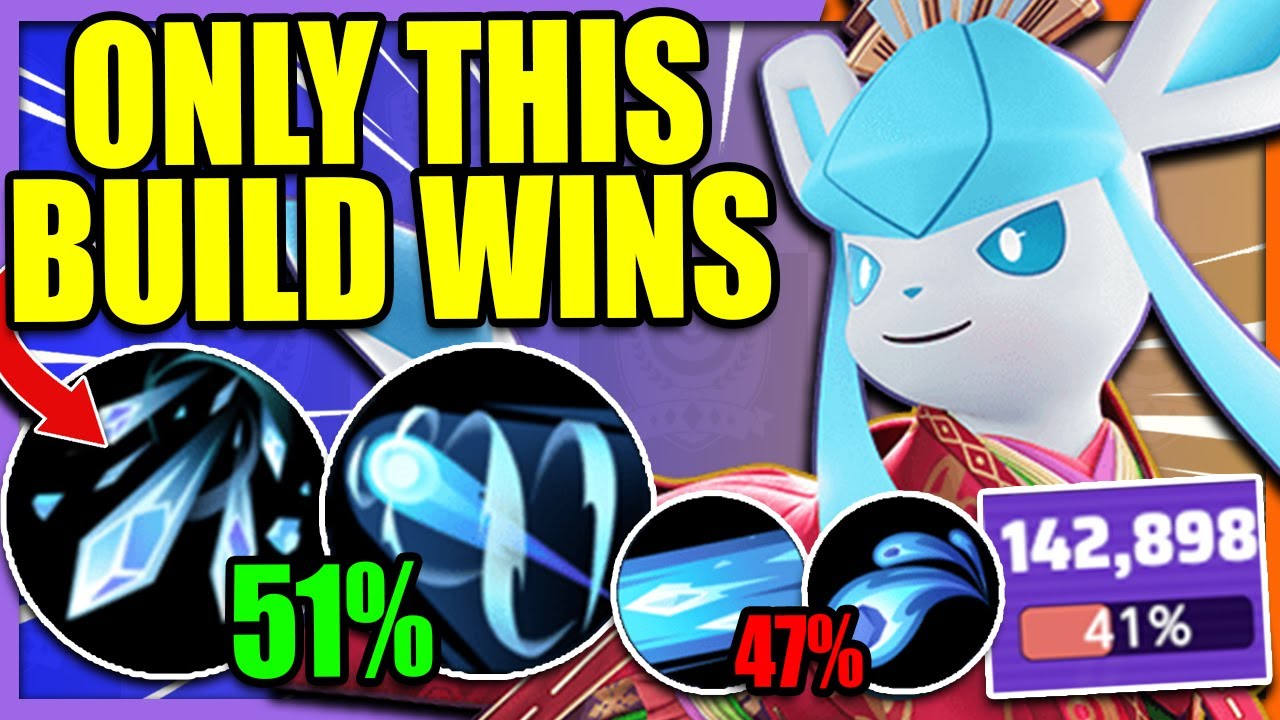 Only this ICY WIND GLACEON BUILD has a POSITIVE WIN RATE | Pokemon Unite