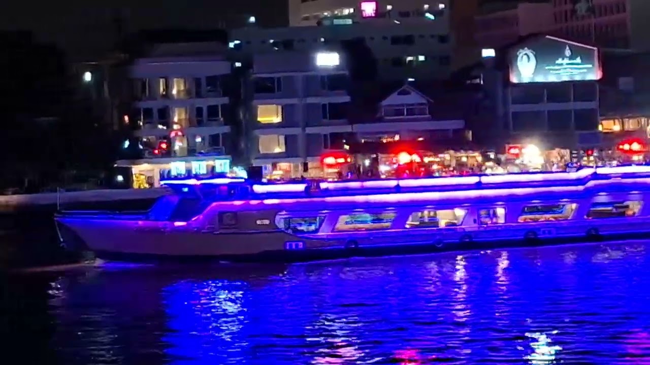 Chao Phra Ya River@night
