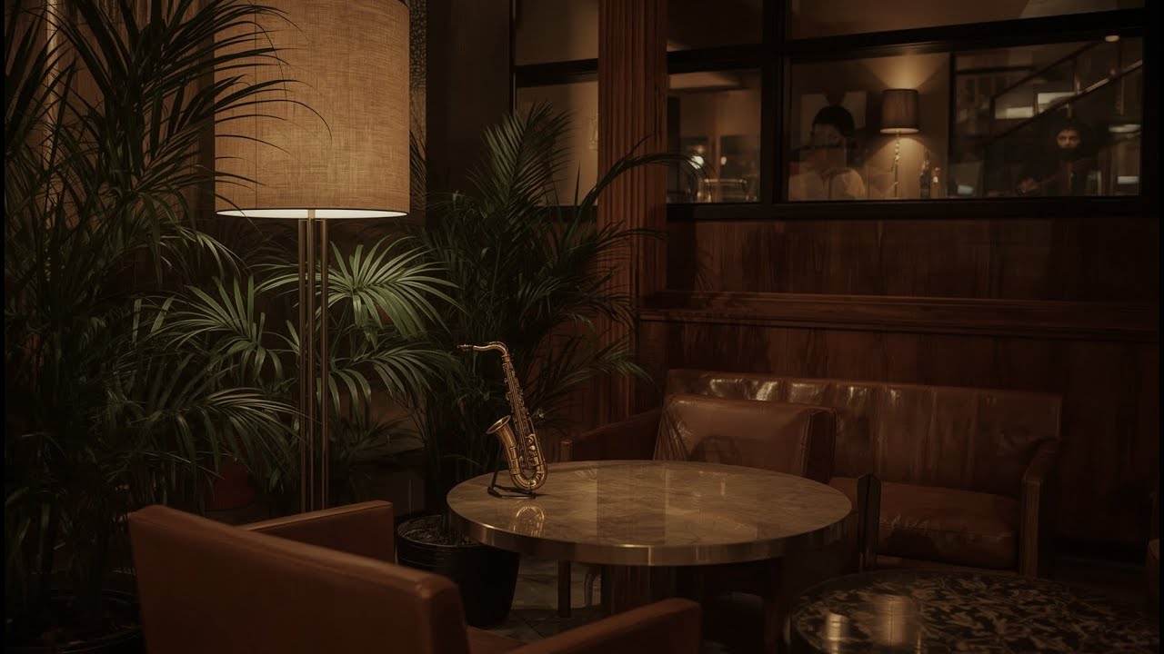 Refined Funky Jazz with Sax 🎷 A Warm Modern Café Lounge Mood