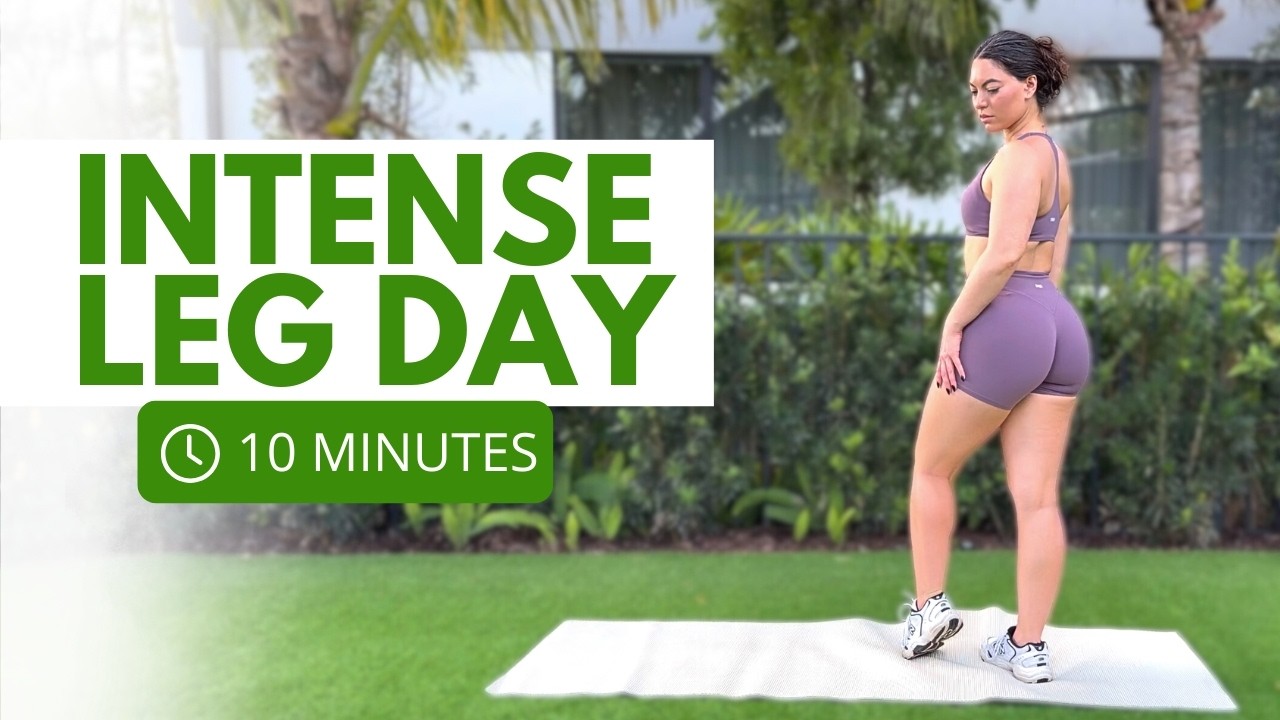 10 MIN LOWER BODY WORKOUT || At Home || No Equipment