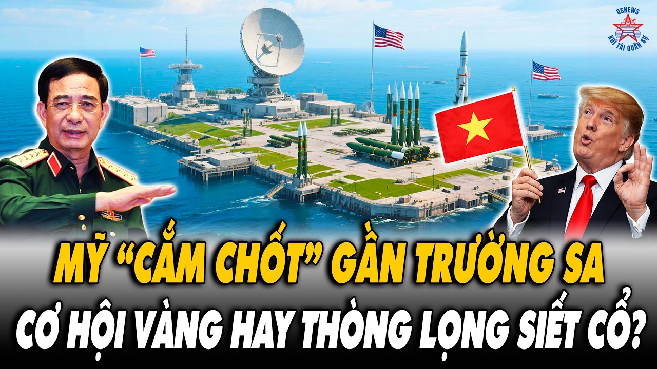 🔴[TRỰC TIẾP] Mỹ Dựng Chòi Canh Sát Biển Đông - Cùng VN Khai Thác Dầu Khí Khiến TQ Cay Cú?