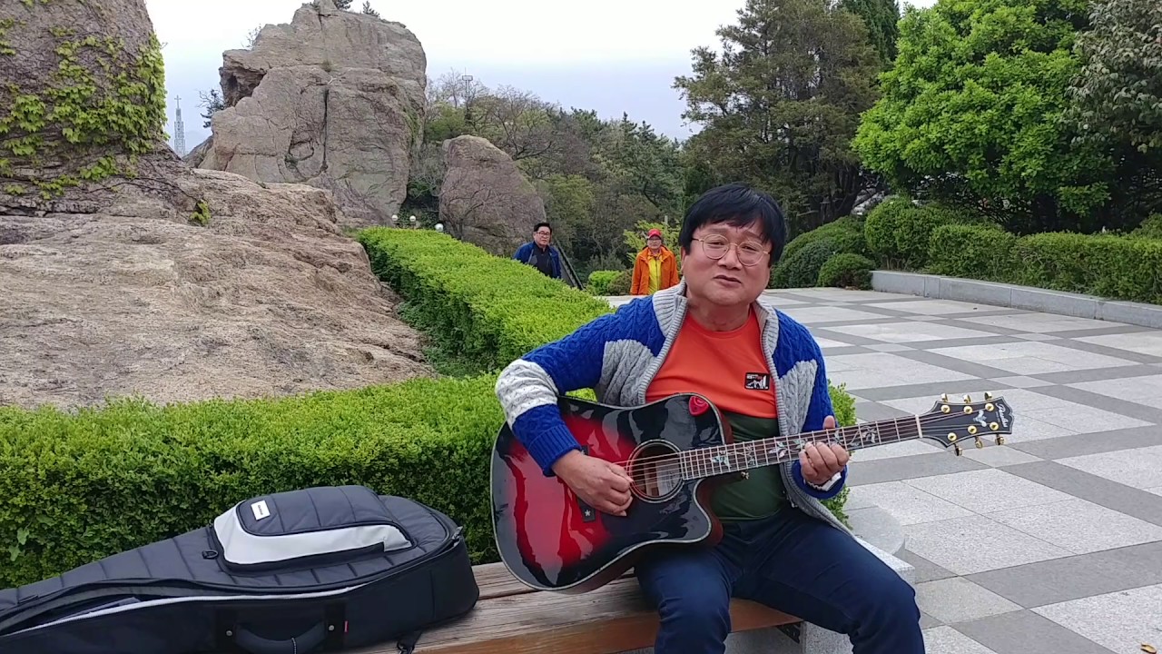 목포의눈물(이난영)-유달산 현장에서. 오부리기타. 뽕짝기타