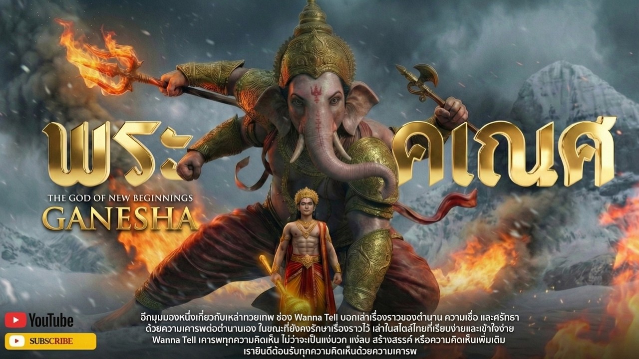จากเด็กเฝ้าประตู สู่ มหาเทพ | เรื่องเล่ามุมมืดเทพเจ้า ตำนานพระพิเนศ | อยากเล่า