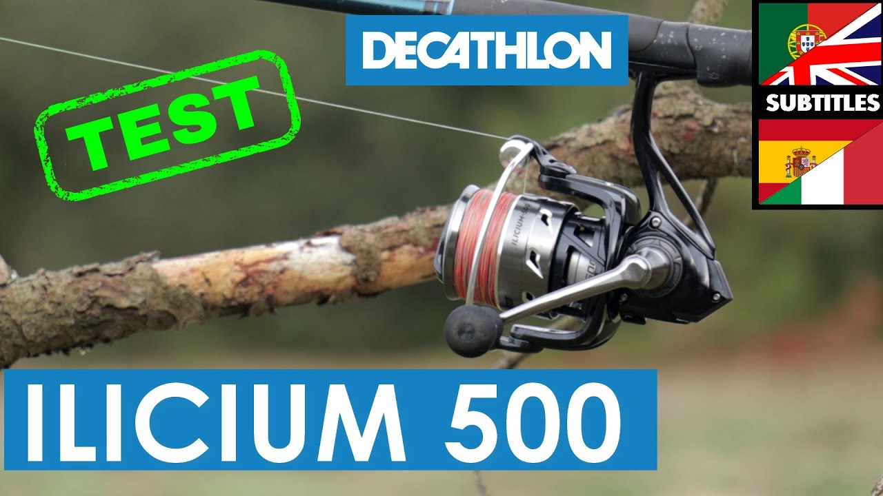 Moulinet mer ILICIUM 500 4000 Caperlan SW  DECATHLON spinning  test