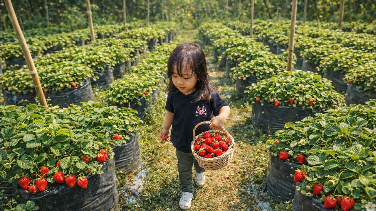 Panen strawberry