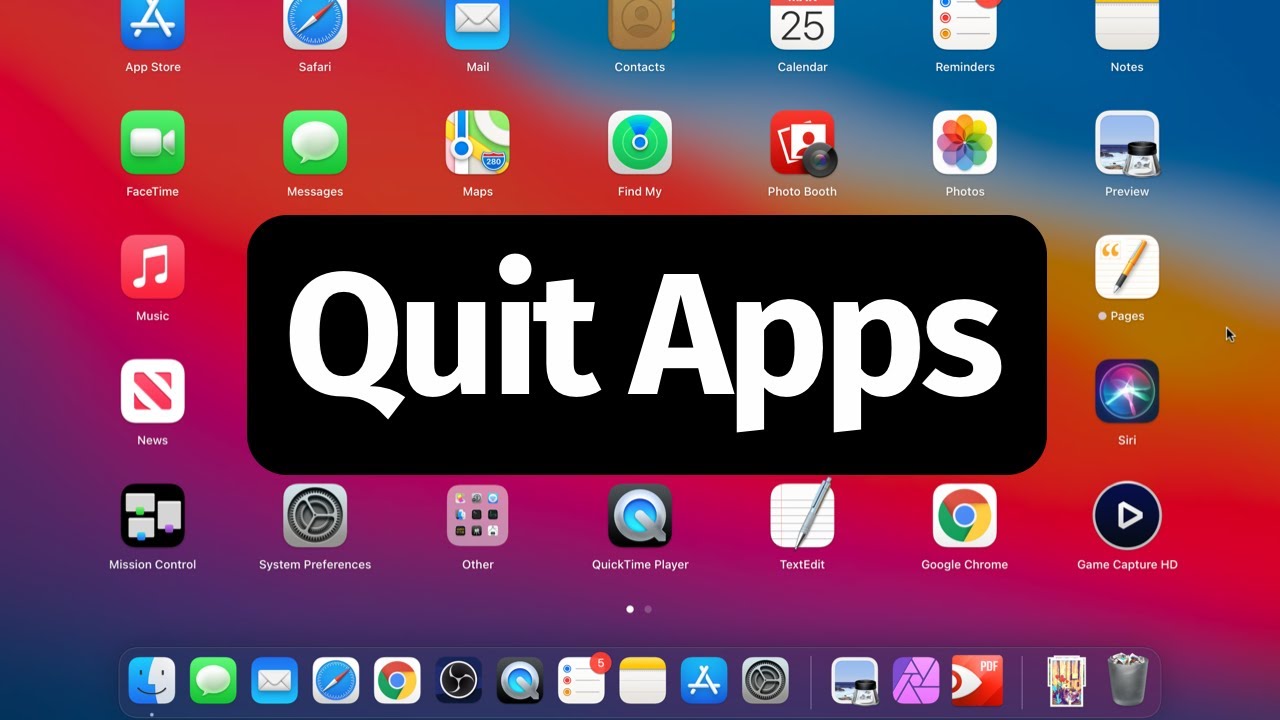 How to Fully Quit Apps on Mac 2021