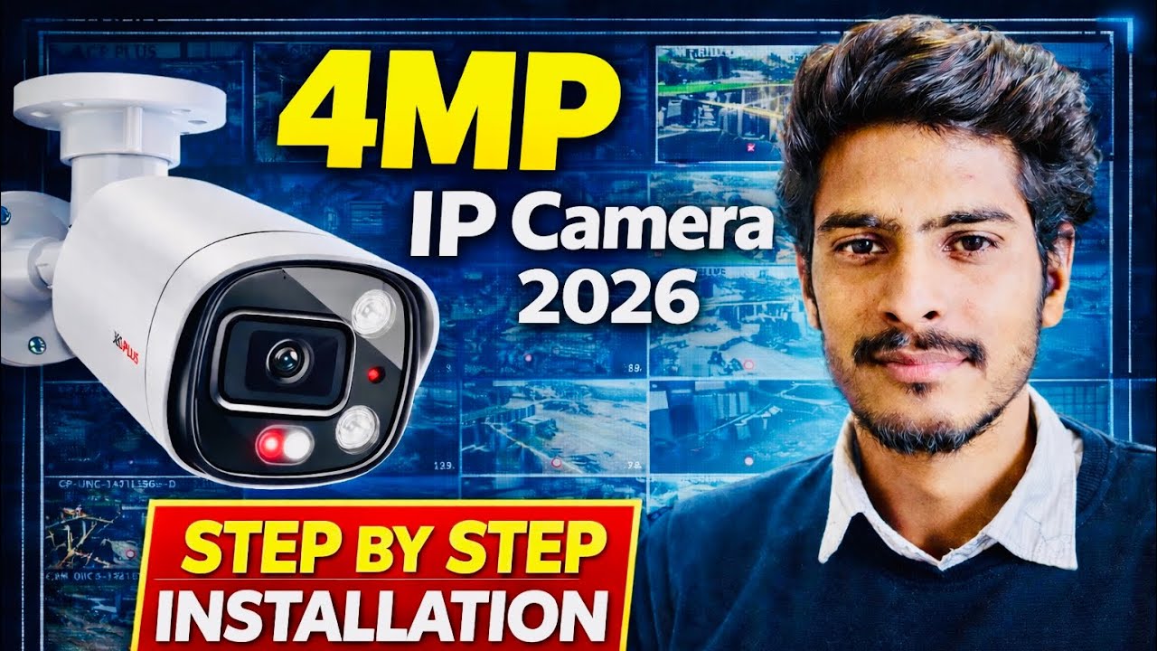 CP Plus 4MP IP Camera installation & configuration || CP plus NVR Me IP Camera Kaise Add Kare 
