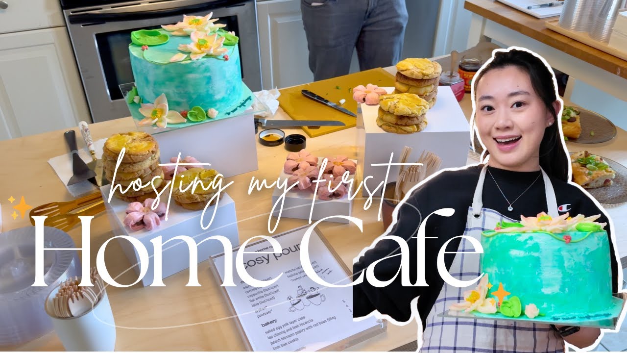 Hosting My First Home Cafe at 28 ✨