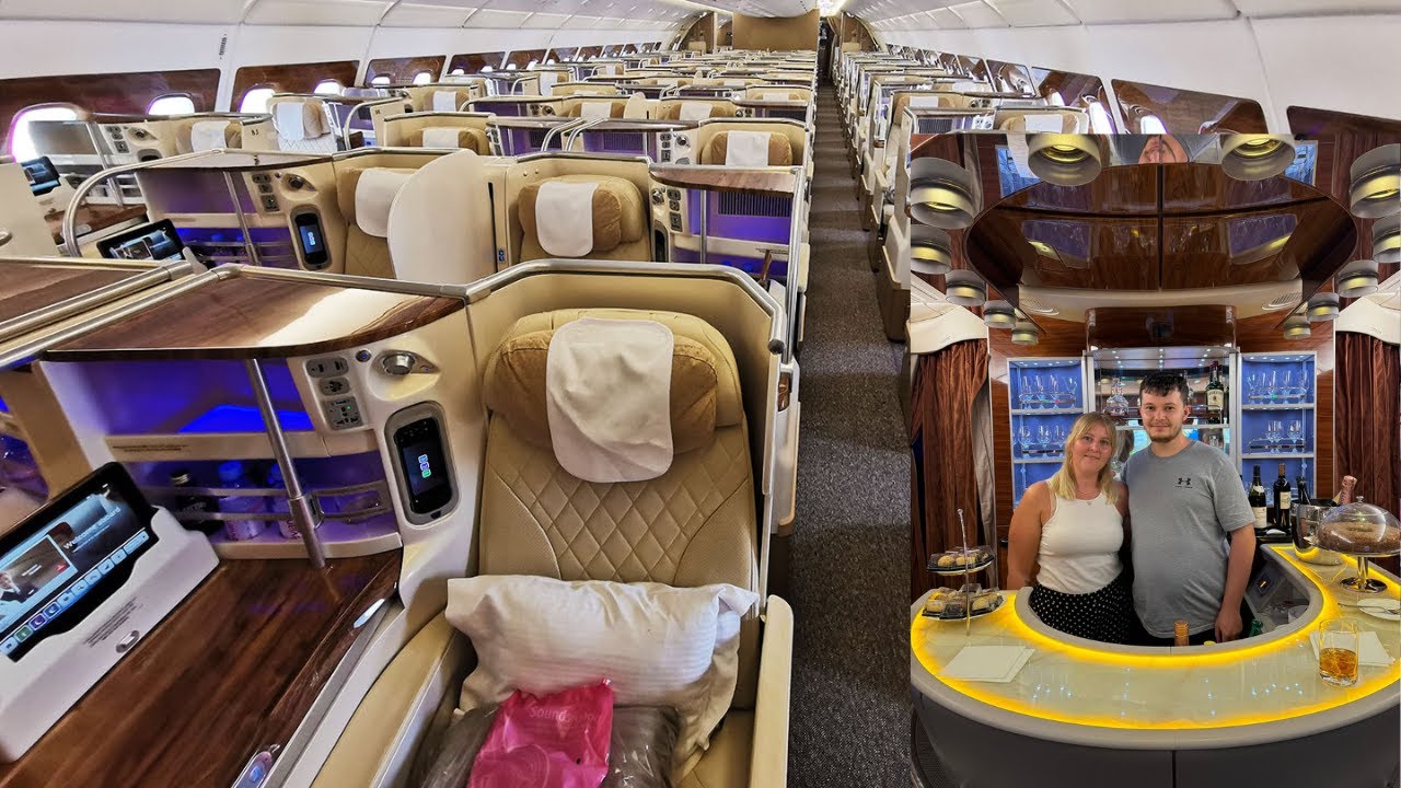 Emirates A380 Business Class Flight - Bangkok To Dubai
