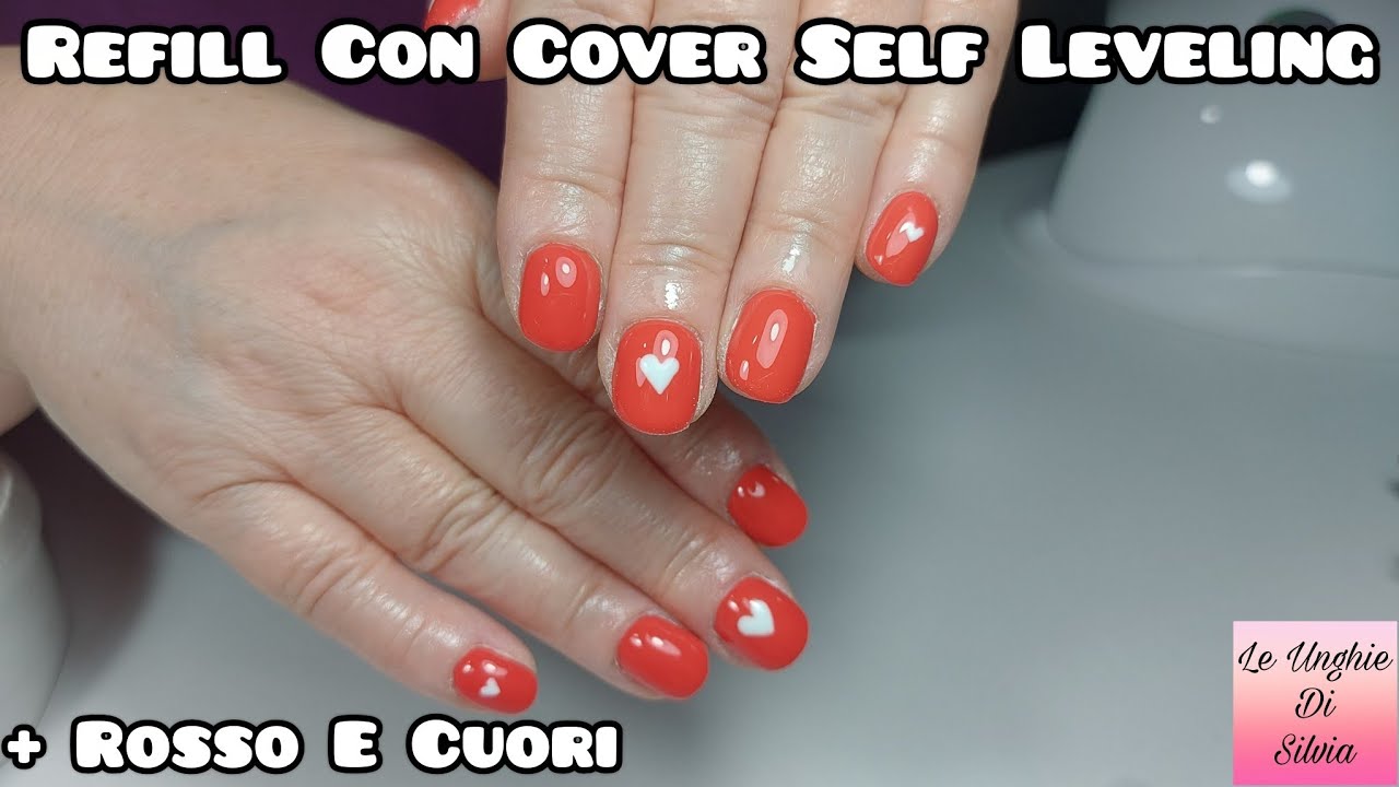 Refill Con Cover Self Leveling 100ColpiDiLima + Unghie Rosse E Cuori