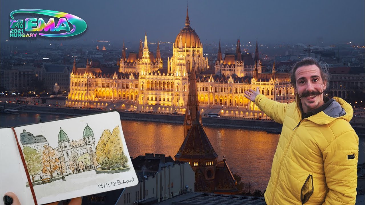 Cozy Art Vlog in Budapest | MTV EMAs, Painting & Lots of Exploring