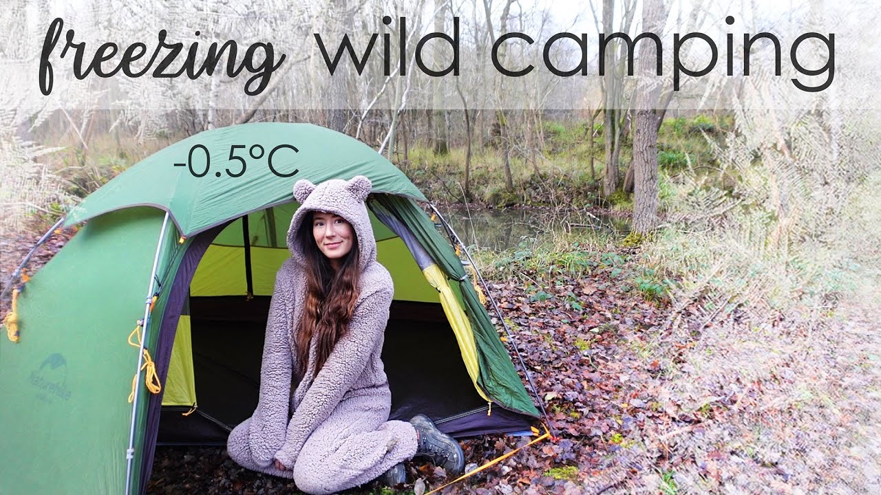 Freezing Winter Camping.. 0°C in the Woods!