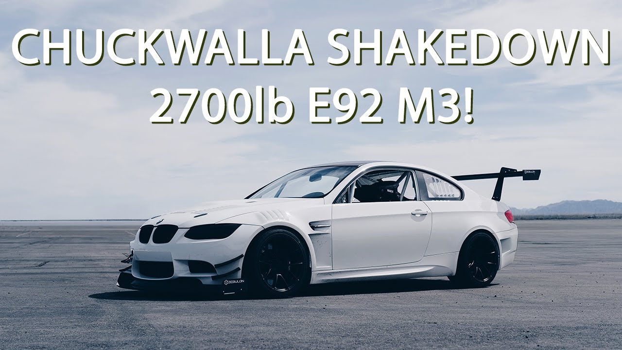 FIRST TEST OF OUR 2700lb E92 M3-TA AT CHUCKWALLA CCW