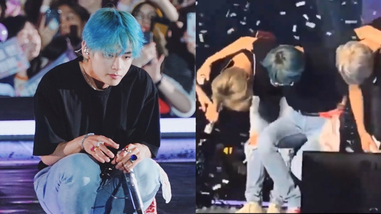 [190324] Taehyung was very tired after LY concert 😢