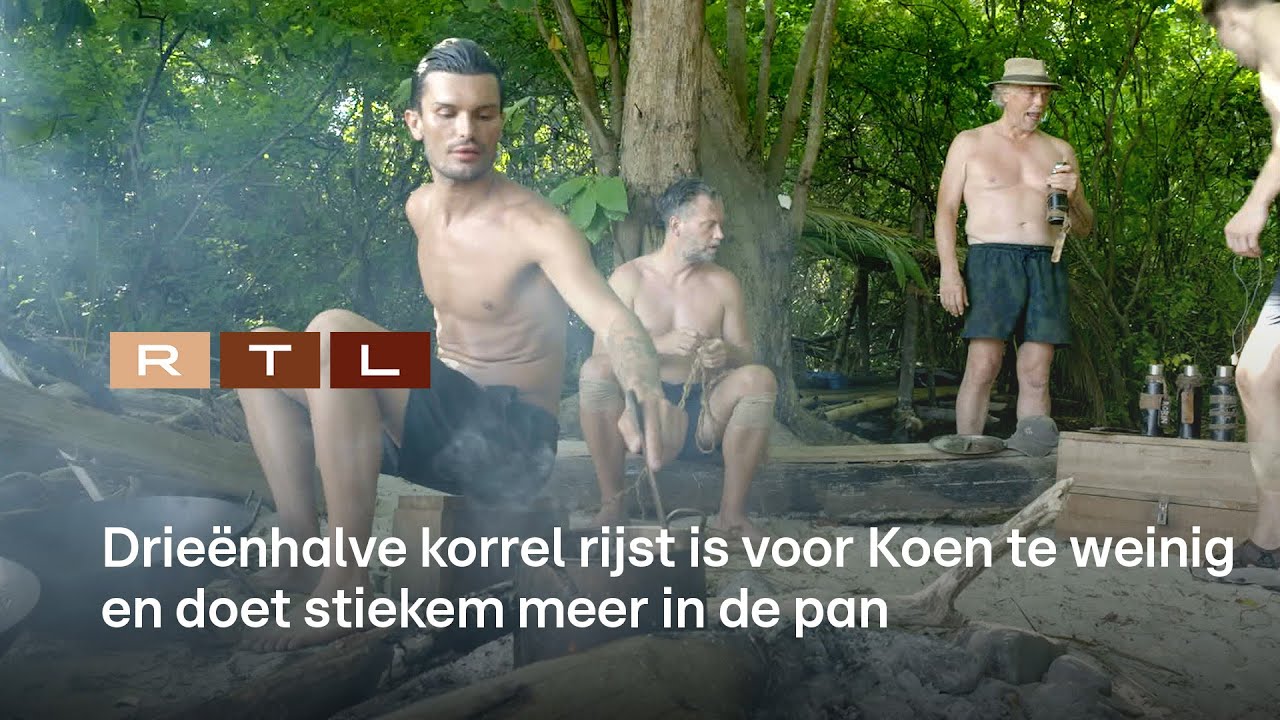 Dit zag je niet op tv: Koen doet niet mee aan het rantsoen van kok Amij&eacute; | Expeditie Robinson