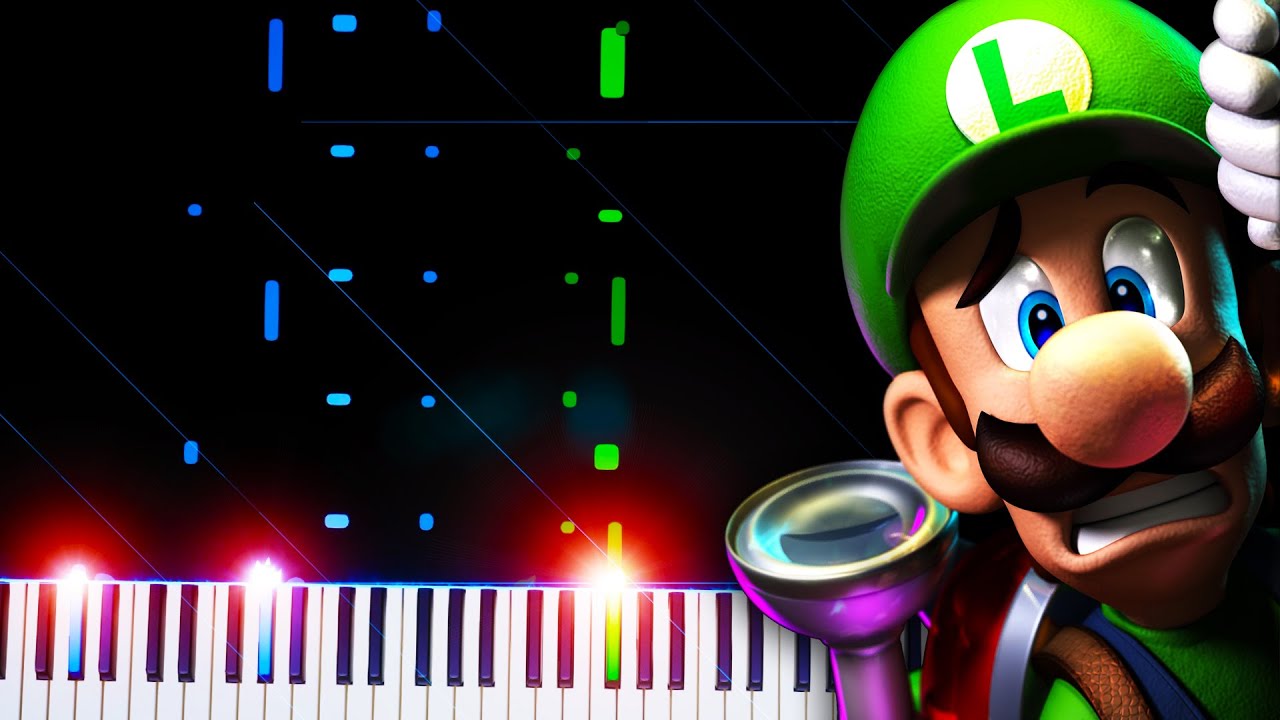 Library Piano (from Luigi's Mansion: Dark Moon) - Piano Tutorial