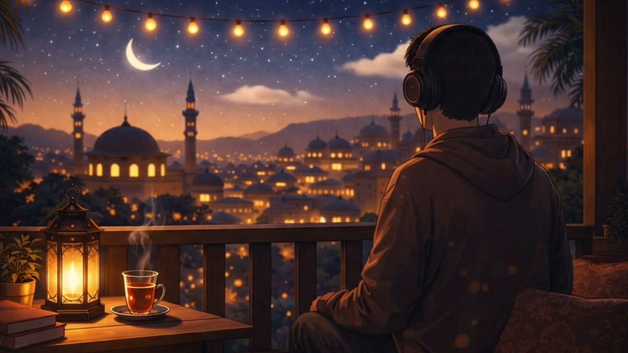 غبار السطح عند المساء – لو فاي عربي للاسترخاء الليلي | Rooftop Dust at Dusk