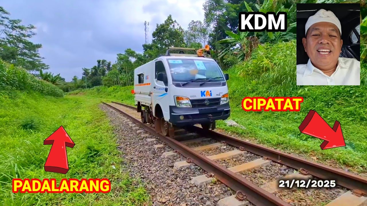 Rencana REAKTIVASI jalur Kereta Api Cipatat Padalarang oleh Kang Dedi Mulyadi 👍