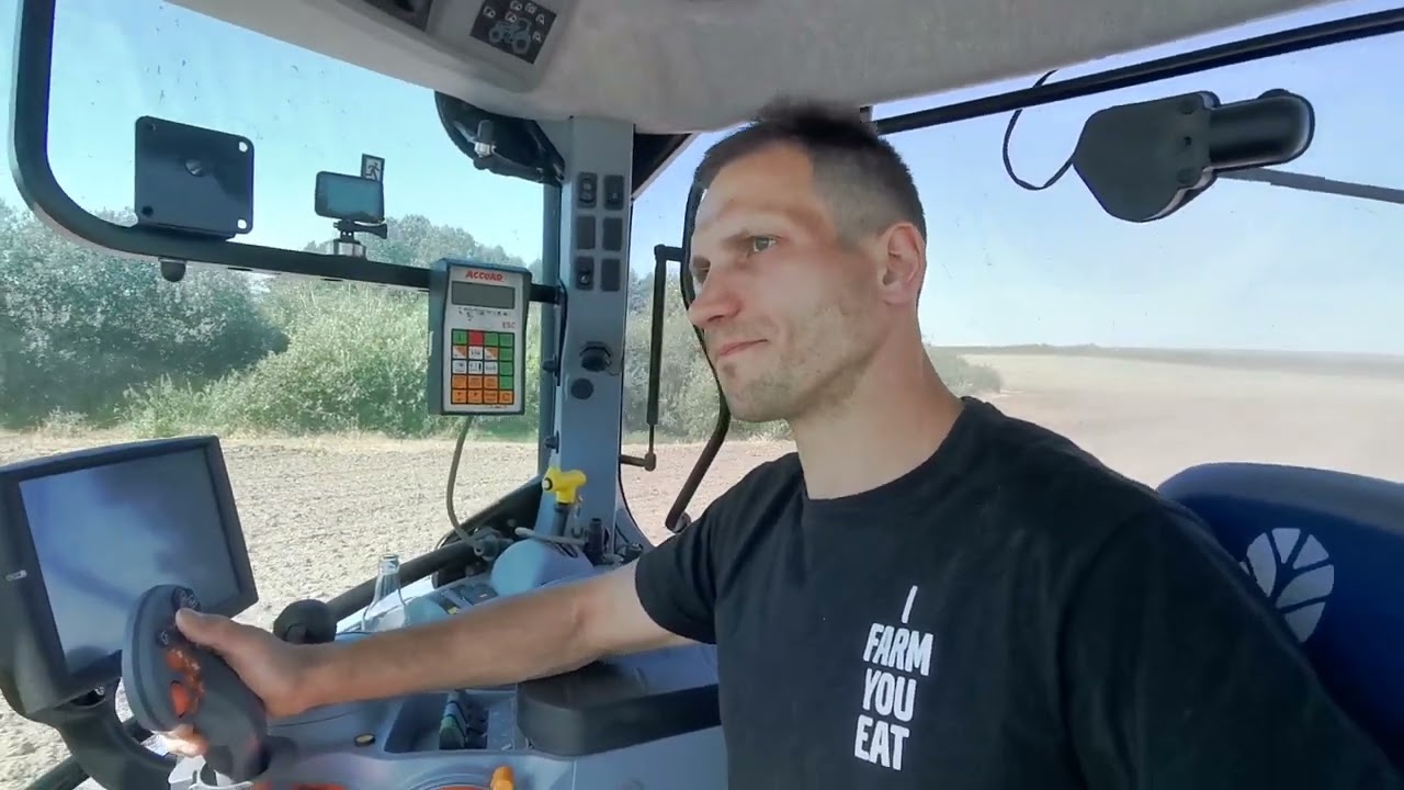 Uprawa bezorkowa pod rzepak. Jak pracuje NH T6.160 na mapie 205 KM ?