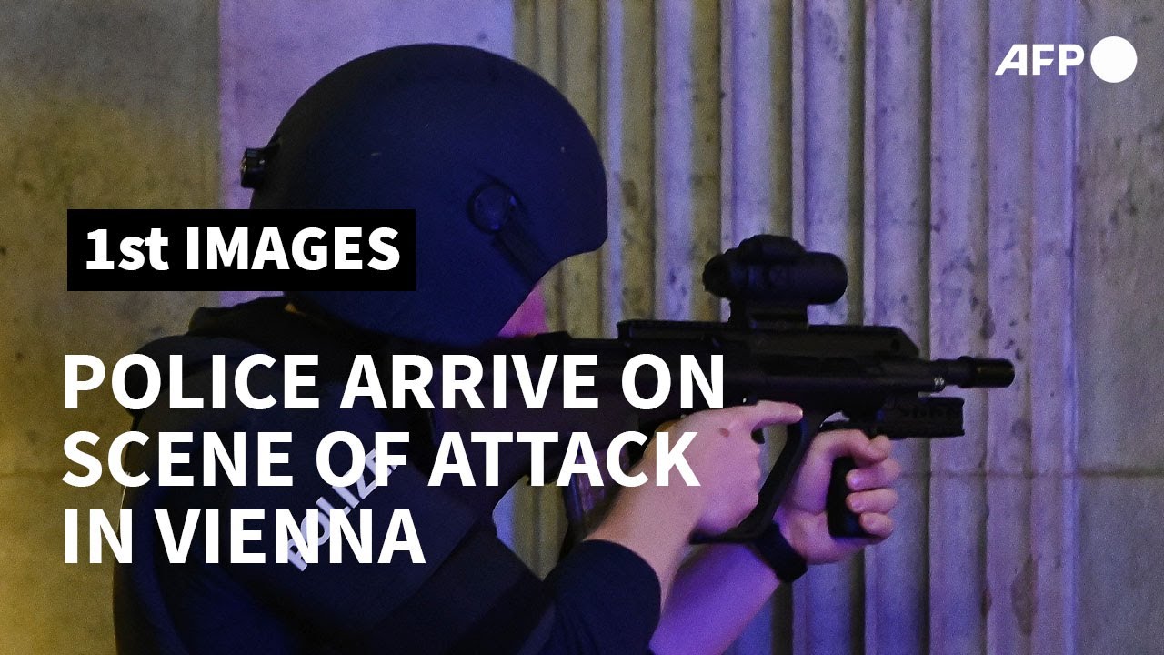 Police on scene of shooting near synagogue in Vienna | AFP