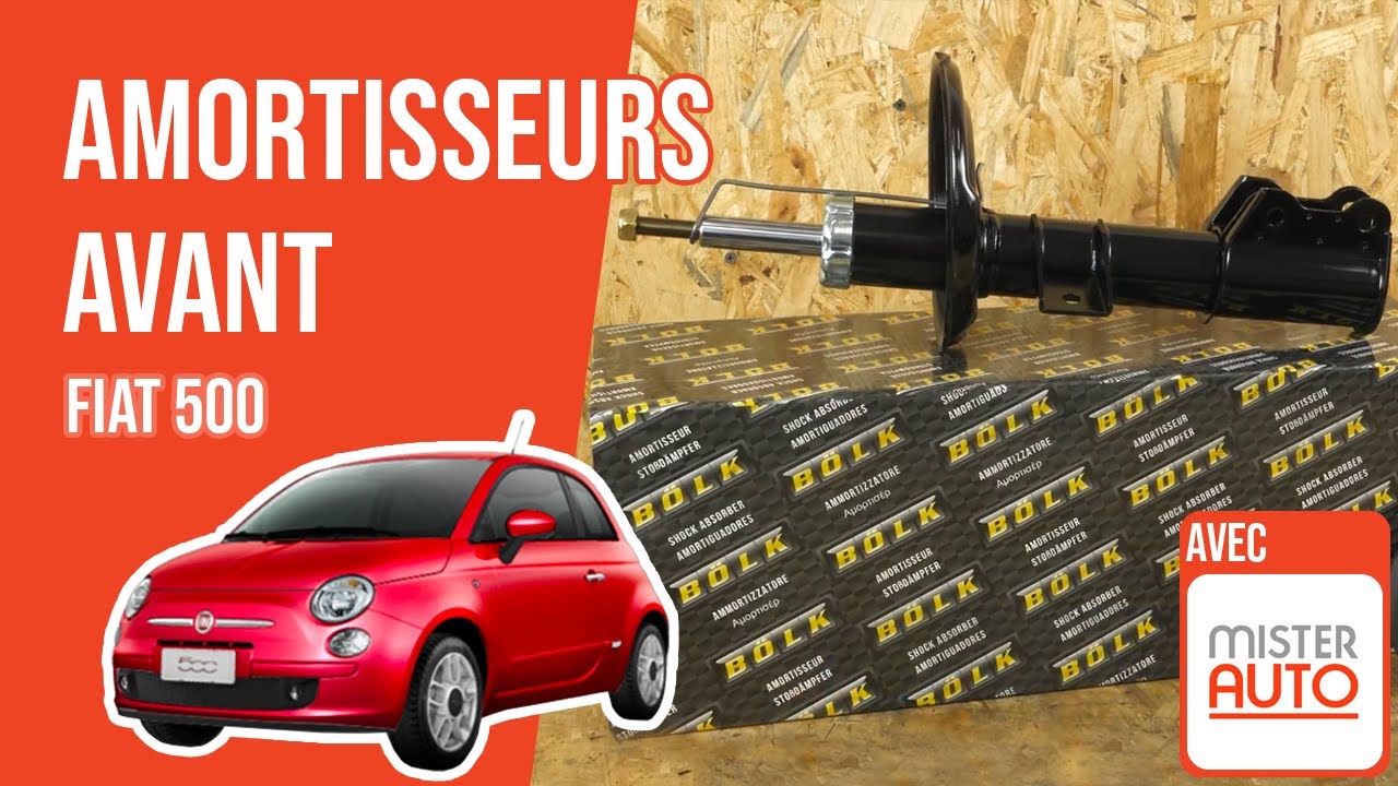 Changer les Amortisseurs avant Fiat 500 ➿