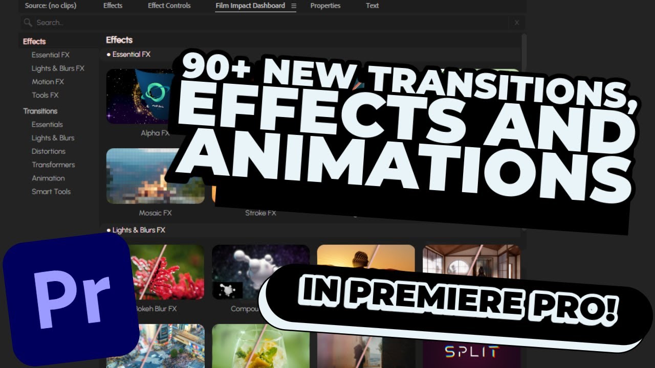 Как использовать новый плагин Film Impact Free в Premiere Pro 2025 (v25.5+)