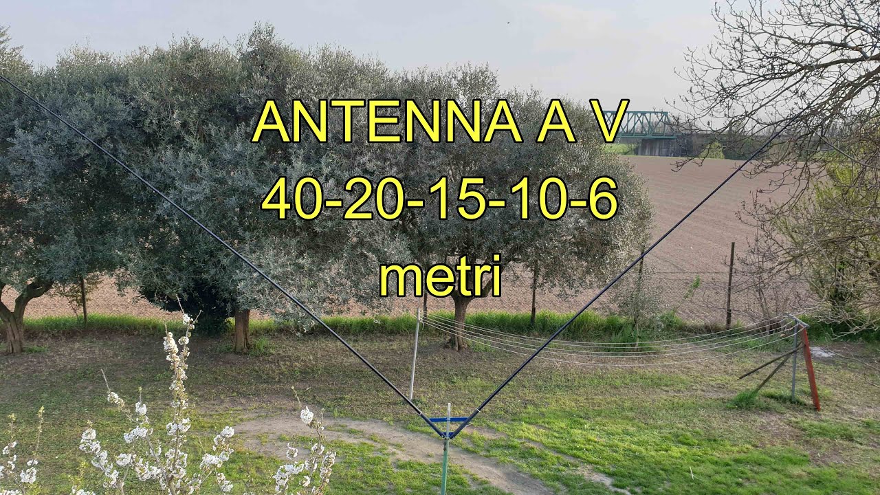 ANTENNA A V 40-20-15-10-6 metri