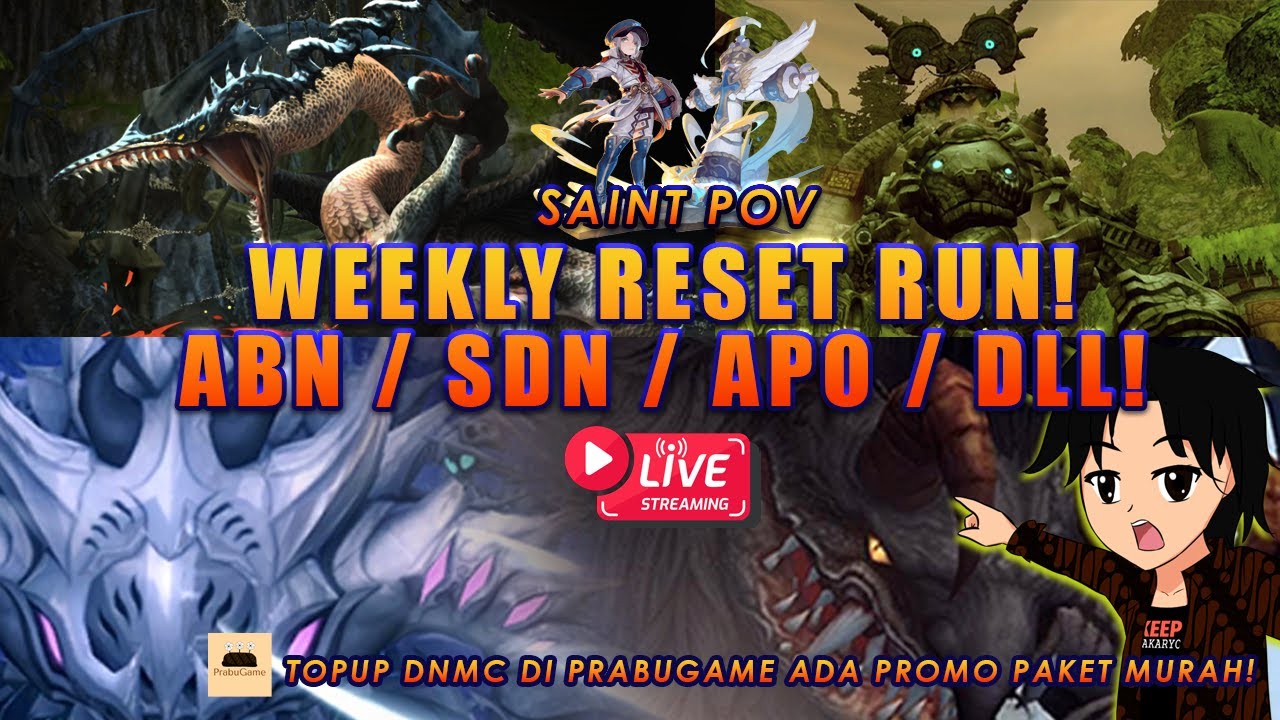 🔴 [LIVE] Dragon Nest M Classic: Weekly Run! Setelah 3 Hari Ga Login Jadi PLN di Endfield! 🗿